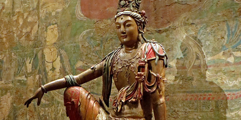 Buddha und der Schwan